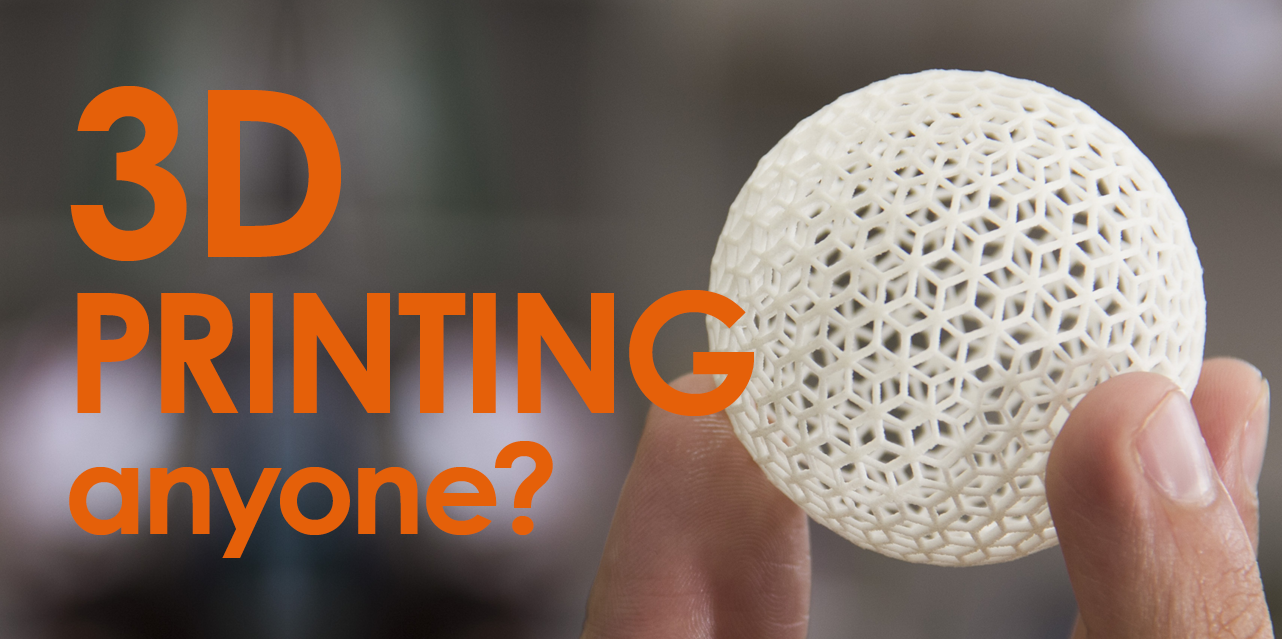 First 3D printer training