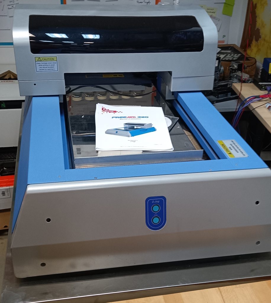 FreeJet320 flat bed printer